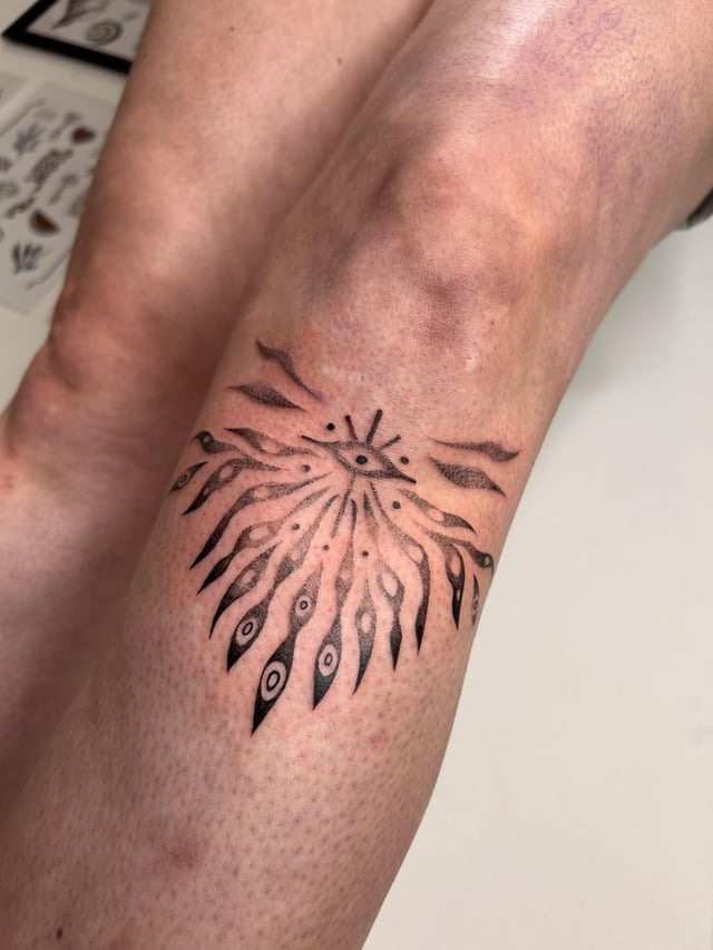 Minimalist Third Eye Tattoo Design