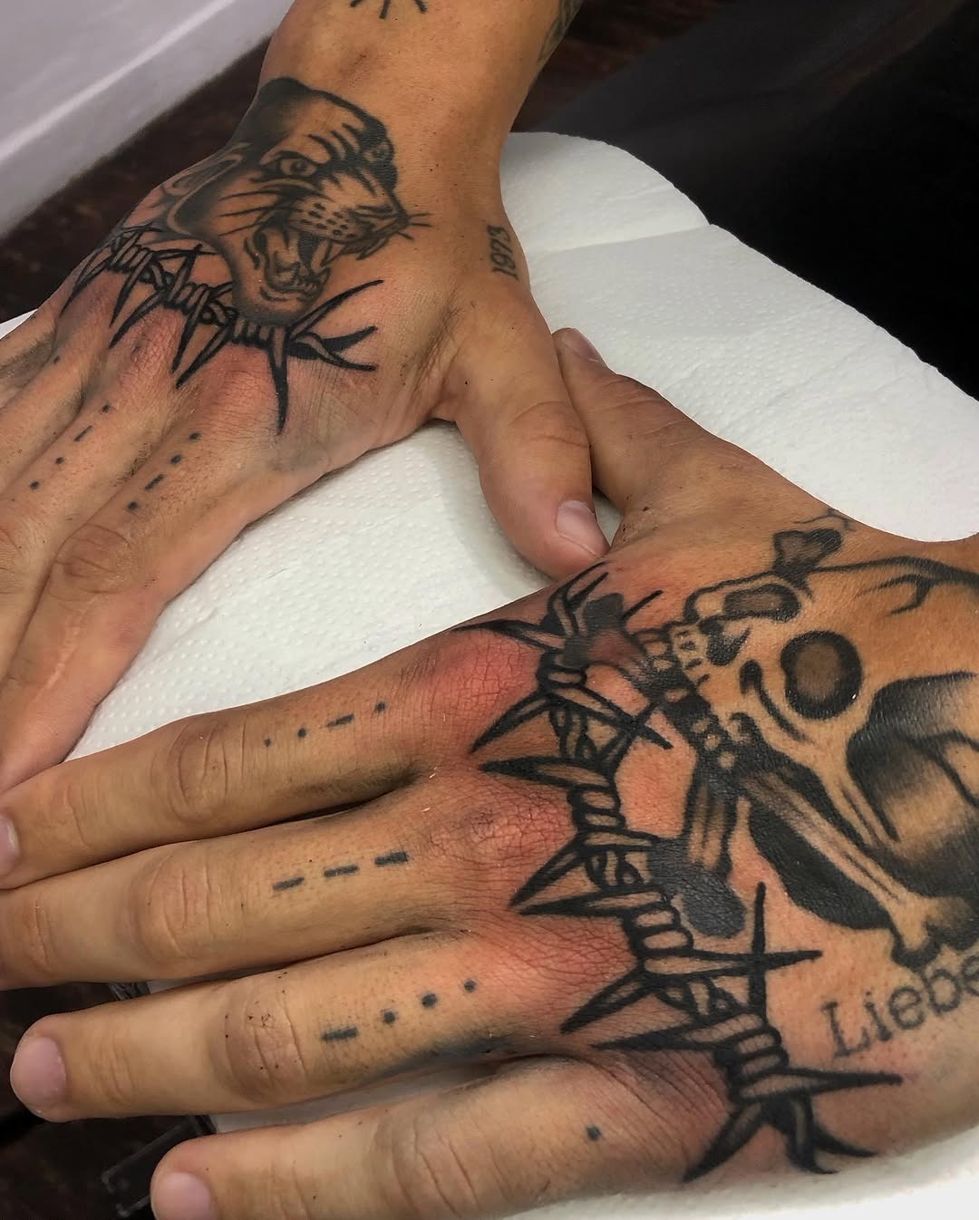 Edgy Hand Tattoo Design Inspiration