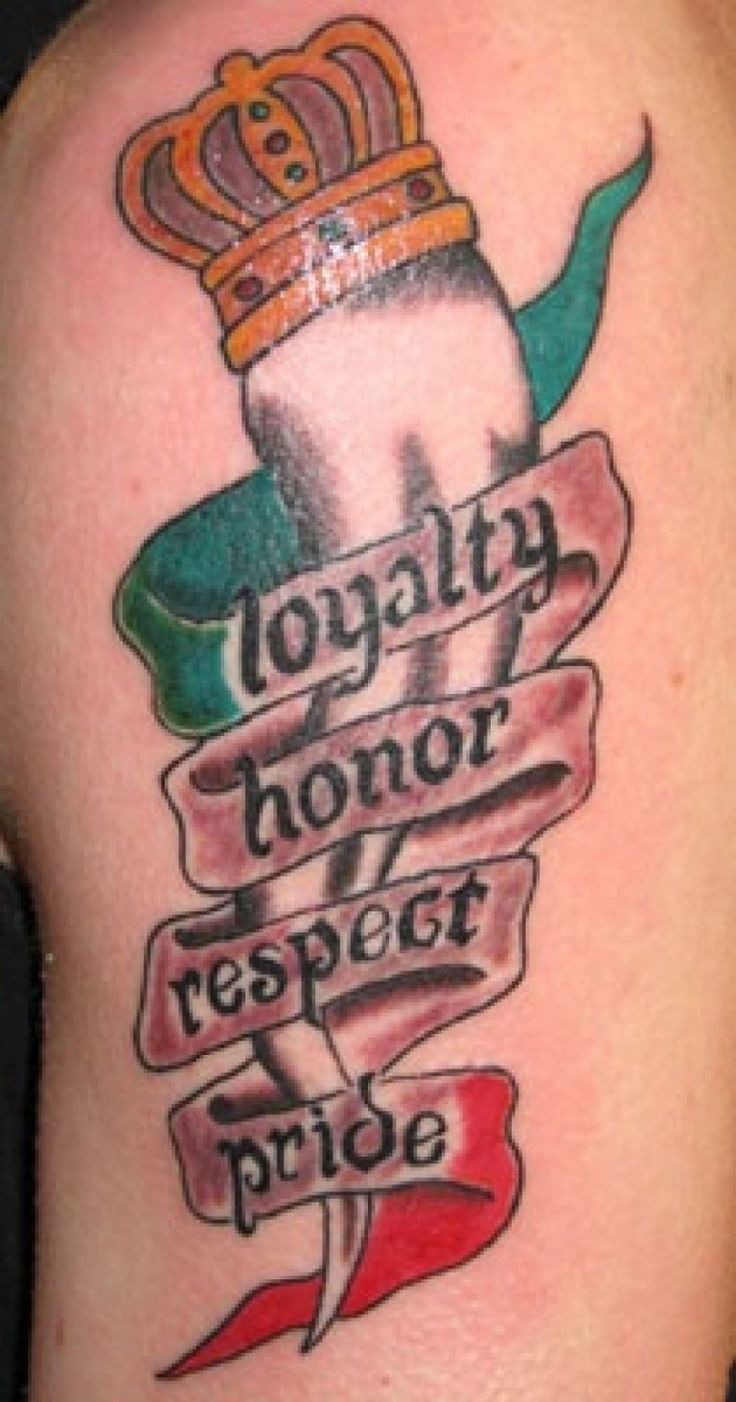 Italian Heritage Tattoo Design