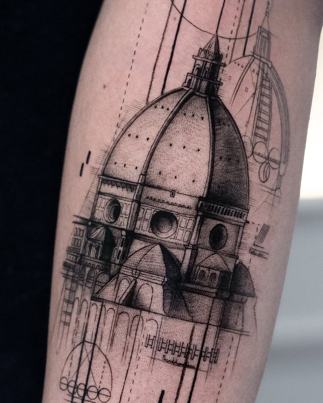 Stunning Florentine Architecture Sketch