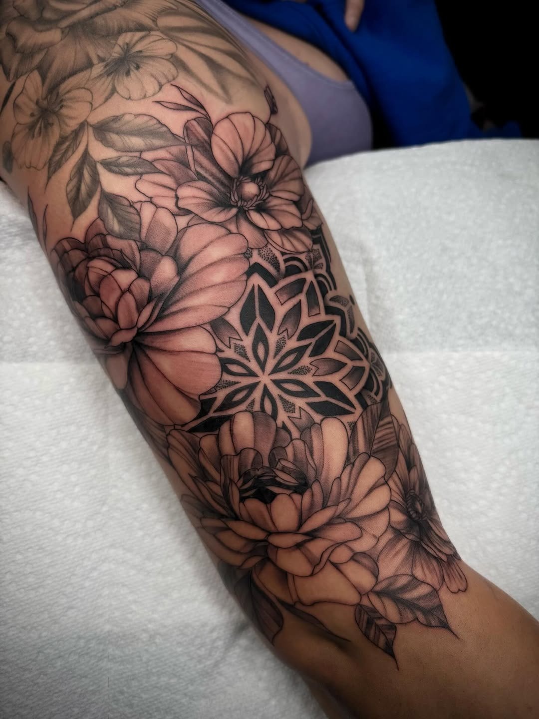 Floral Mandala Half Sleeve Inspiration
