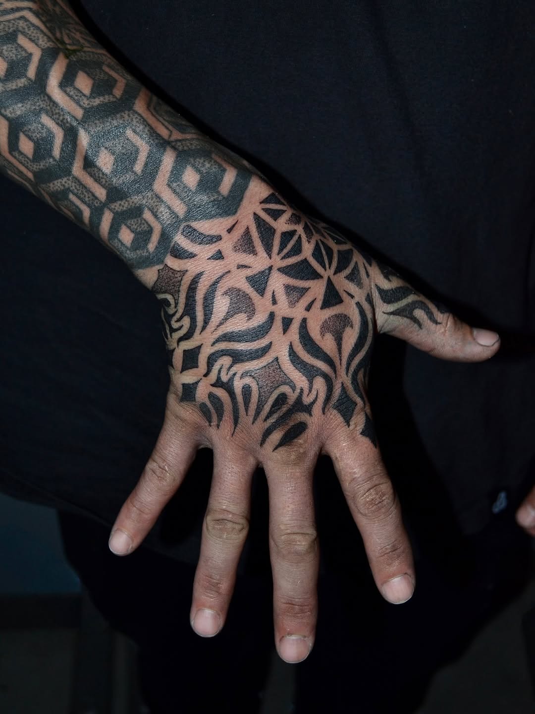 Intricate Geometric Mandala Hand Piece
