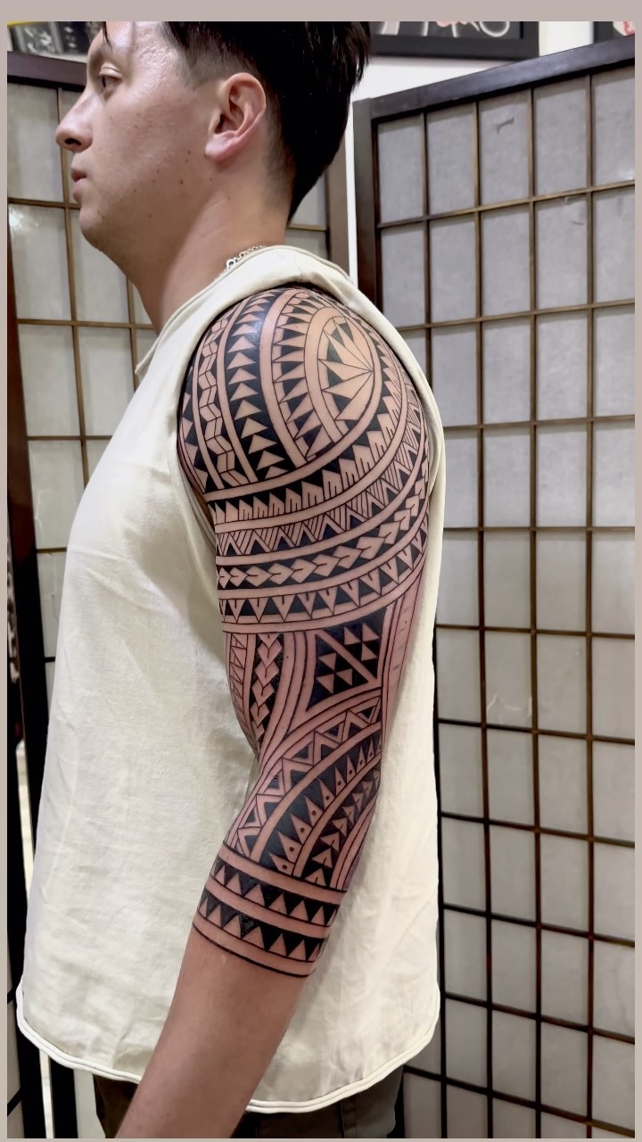 Bold Tribal Sleeve Designs