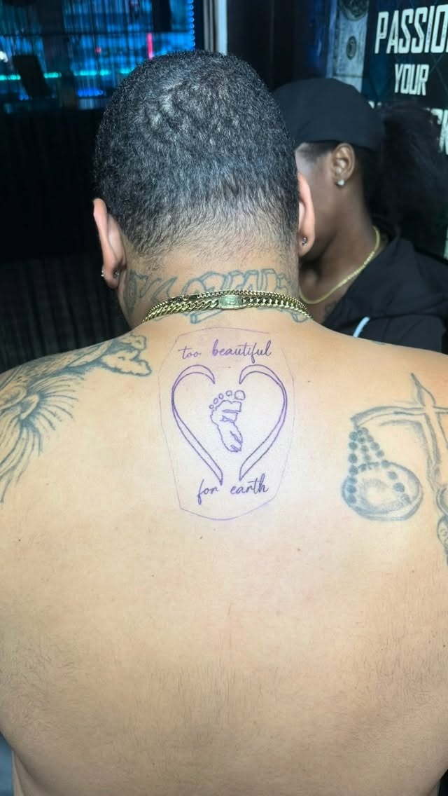 Meaningful Script and Footprint Keepsake
