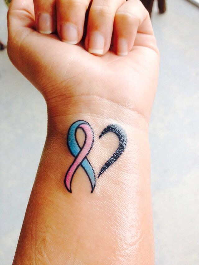 Meaningful wrist ribbon tribute