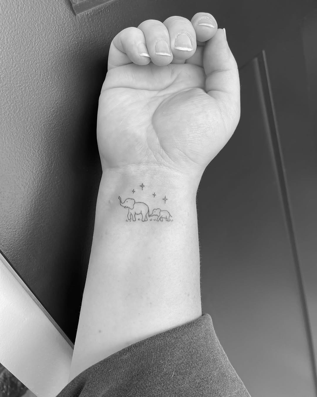 Symbolic Elephant Memorial Tattoos