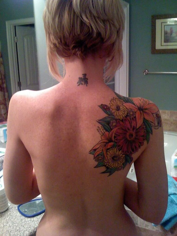 Floral Shoulder Art