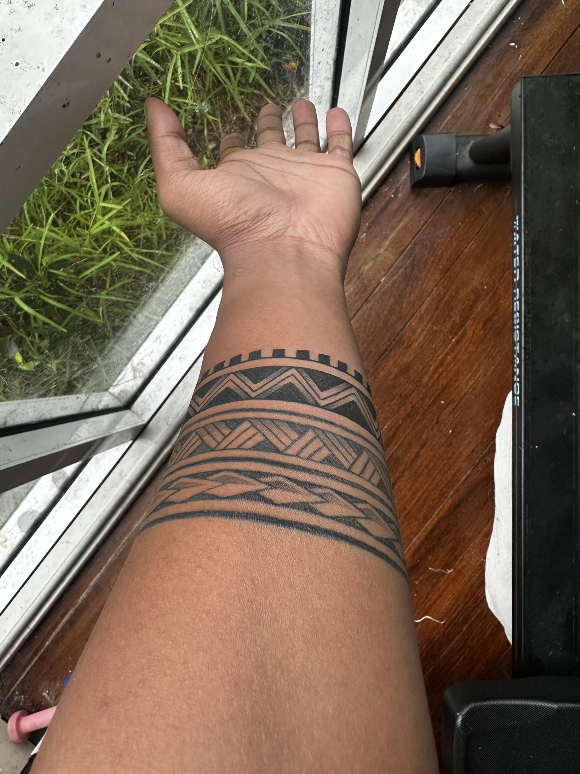 Traditional Tribal Band Tattoo Design