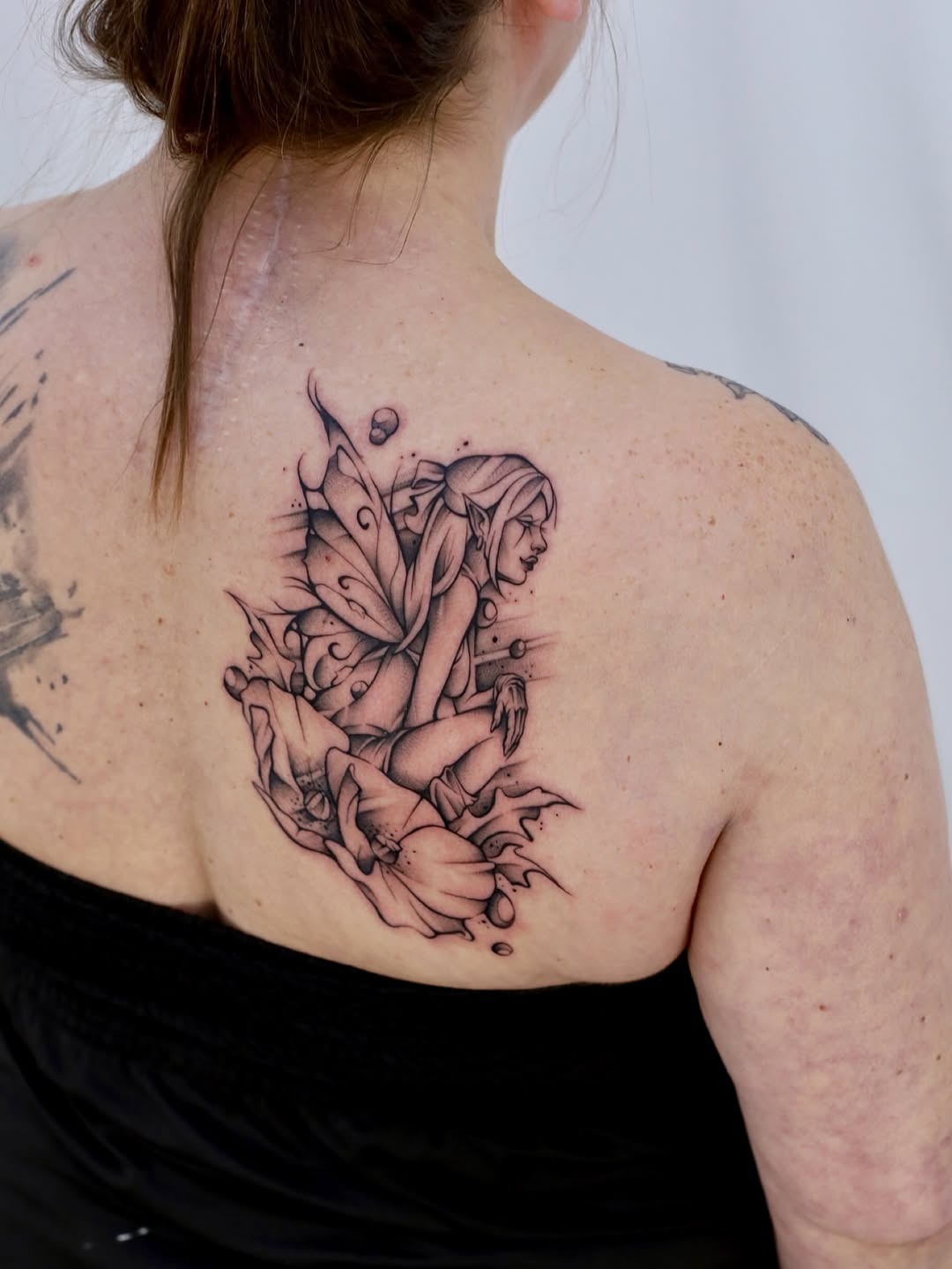 Whimsical Fairy Shoulder Art