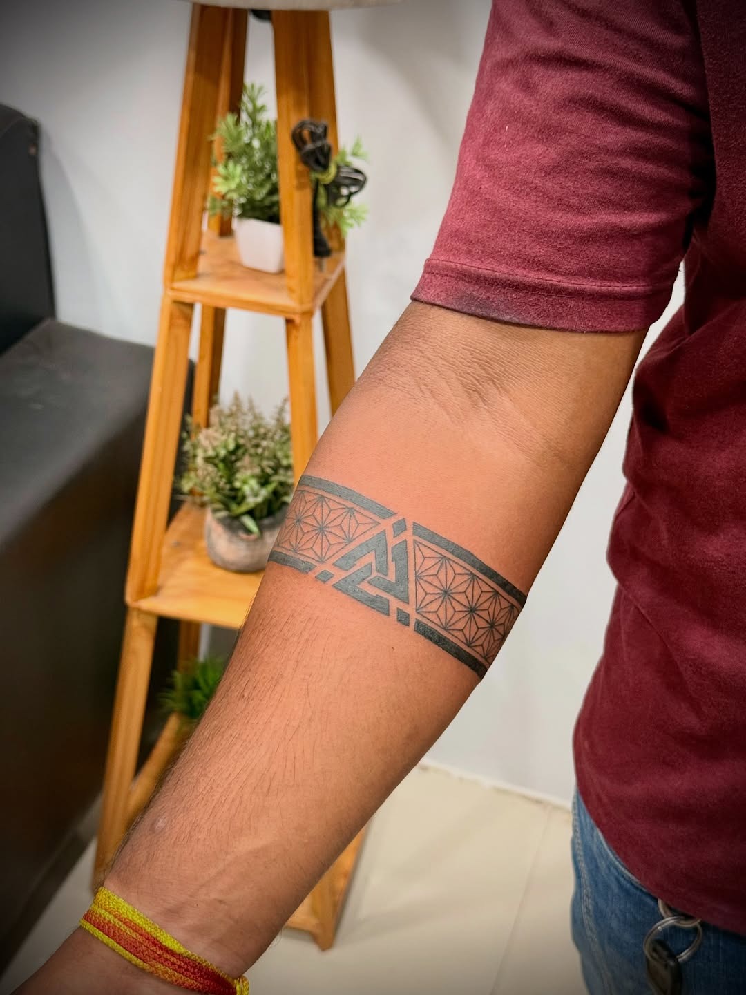 Geometric Armband Tattoo Design