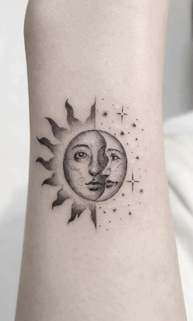 Duality Sun and Moon Sketch