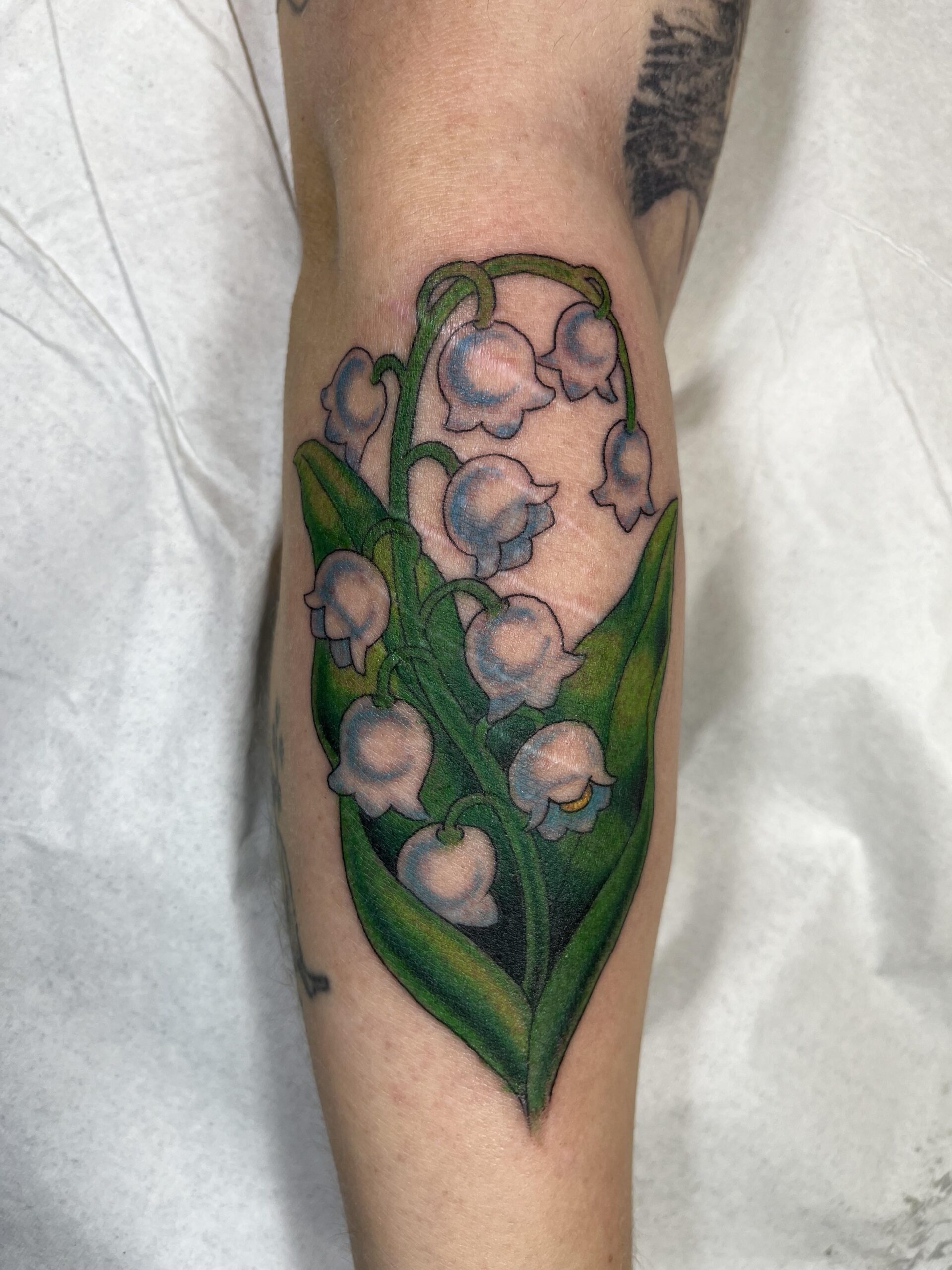 Vibrant Lily of the Valley Floral Ink
