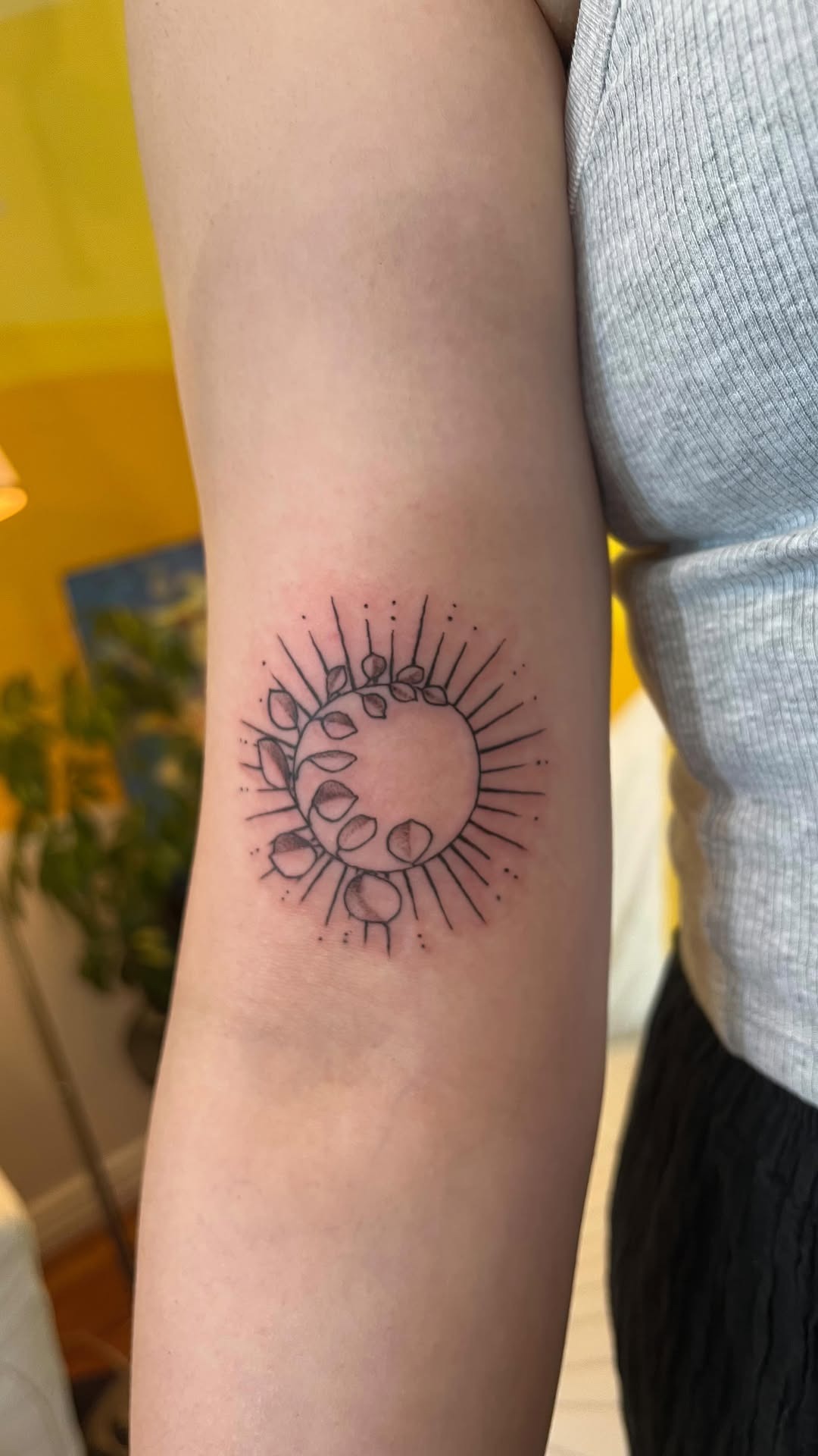 Minimalist Circular Celestial Design