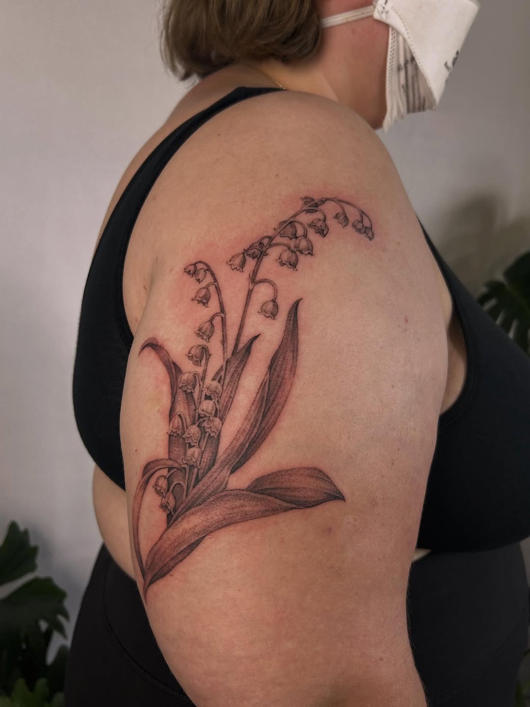 Classic Botanical Shoulder Inking