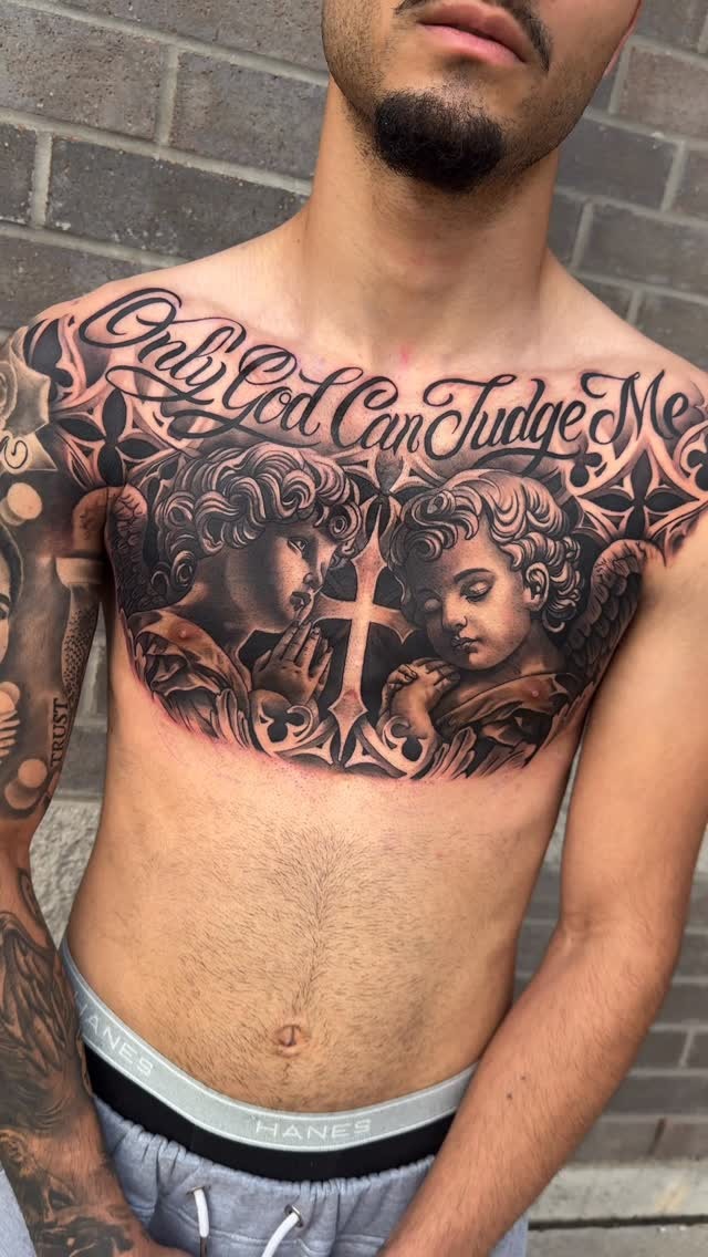 55+ Chest Tattoos for Men Ready for Summer Tank Tops