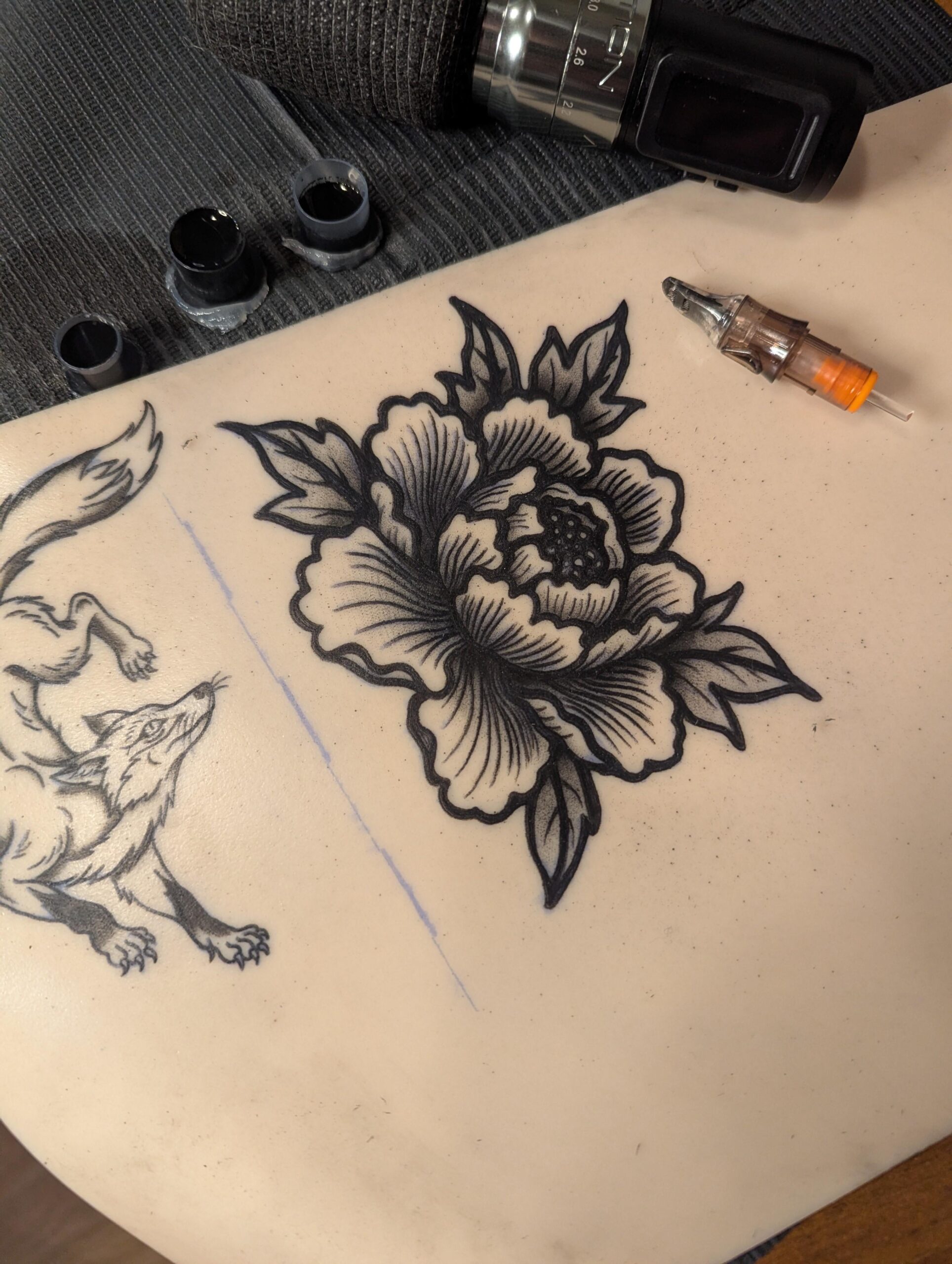 Classic Floral Traditional Tattoo Art