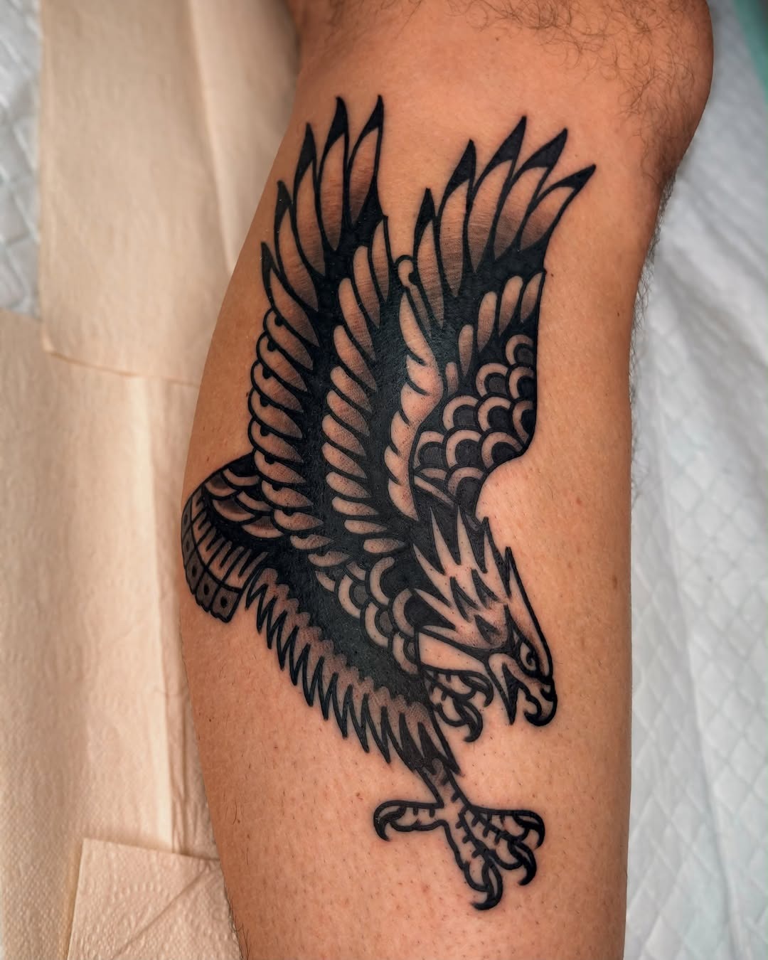 Classic American Traditional Eagle Design
