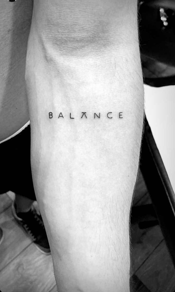 55+ Balance Tattoos Reflecting Your Calm Inner State