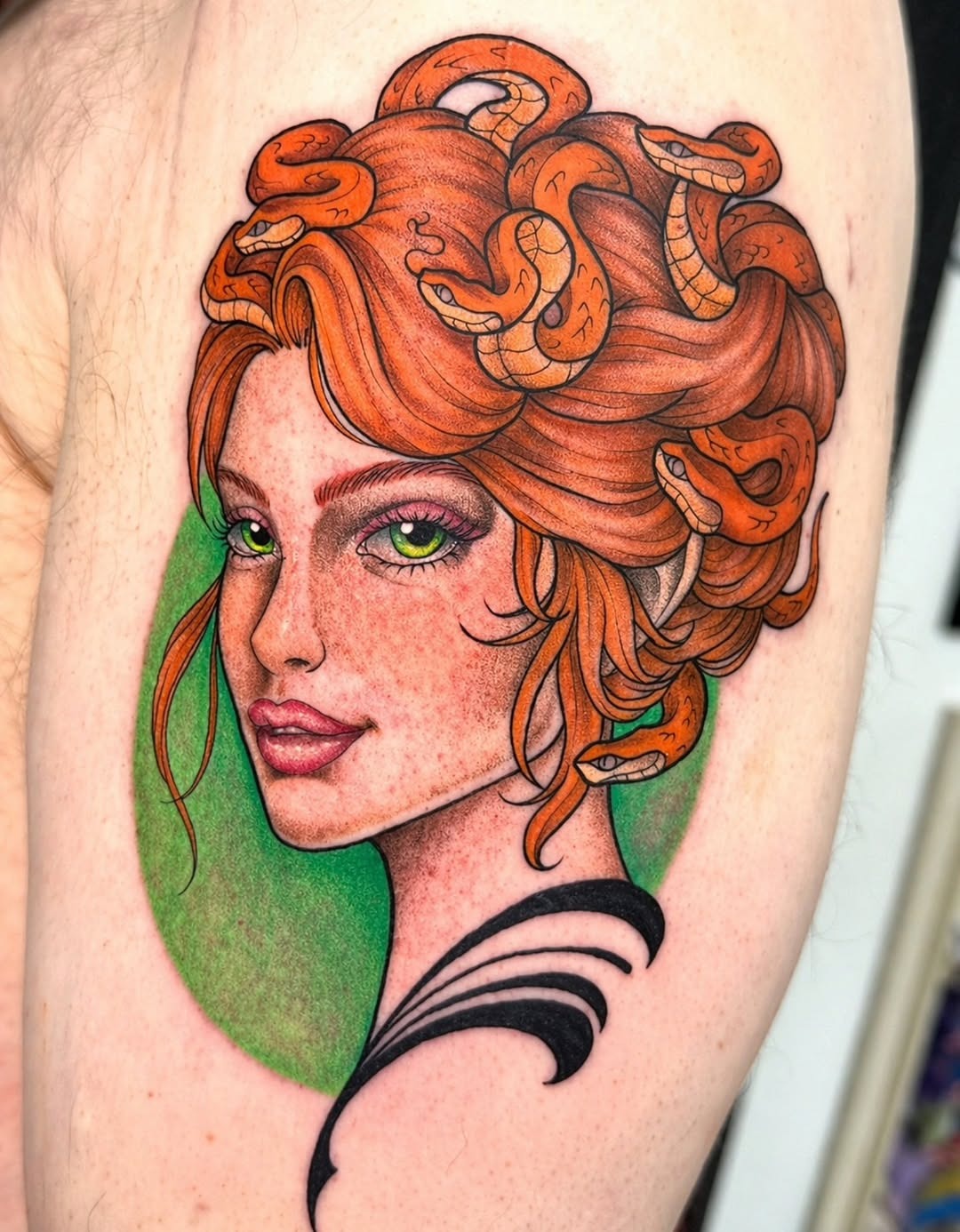 Mystical Medusa Neo-Traditional Tattoo